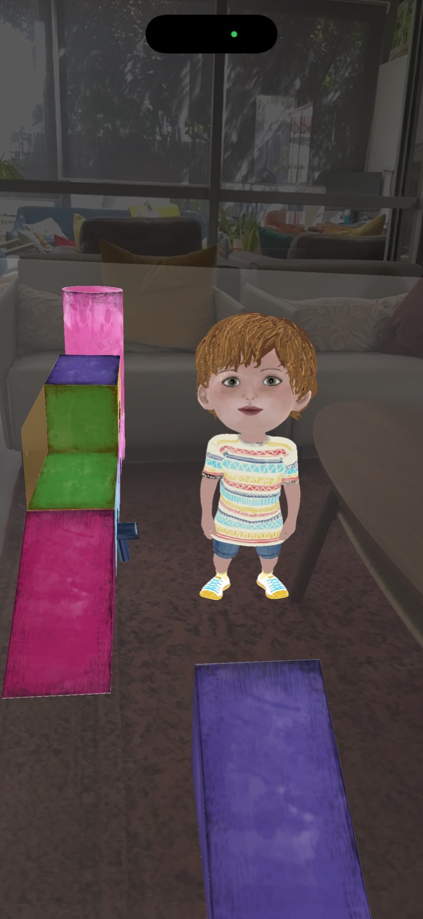 Connekey companion with an augmented-reality construction set