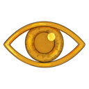 A gold eye